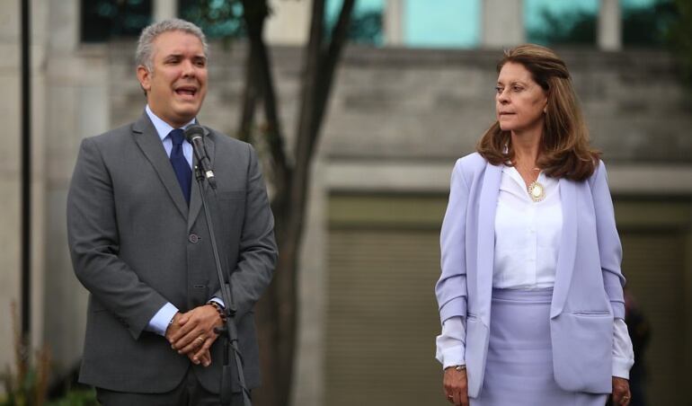 El Presidente Iván Duque y la Vicepresidenta Marta Lucía Ramírez.