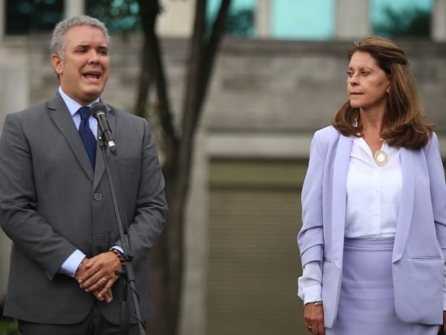 El Presidente Iván Duque y la Vicepresidenta Marta Lucía Ramírez.