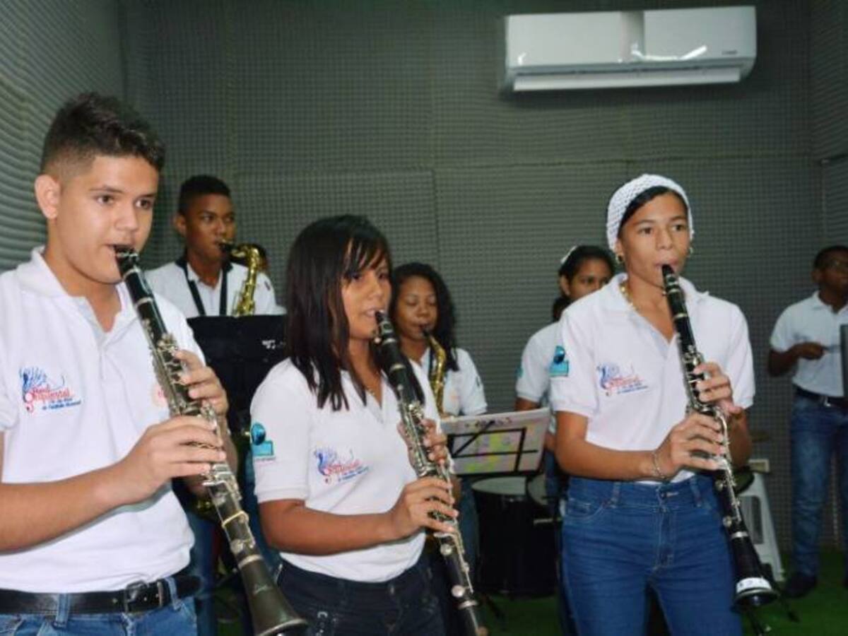 Niños músicos de Olaya viajarán a Estados Unidos gracias a la Alcaldía de Cartagena