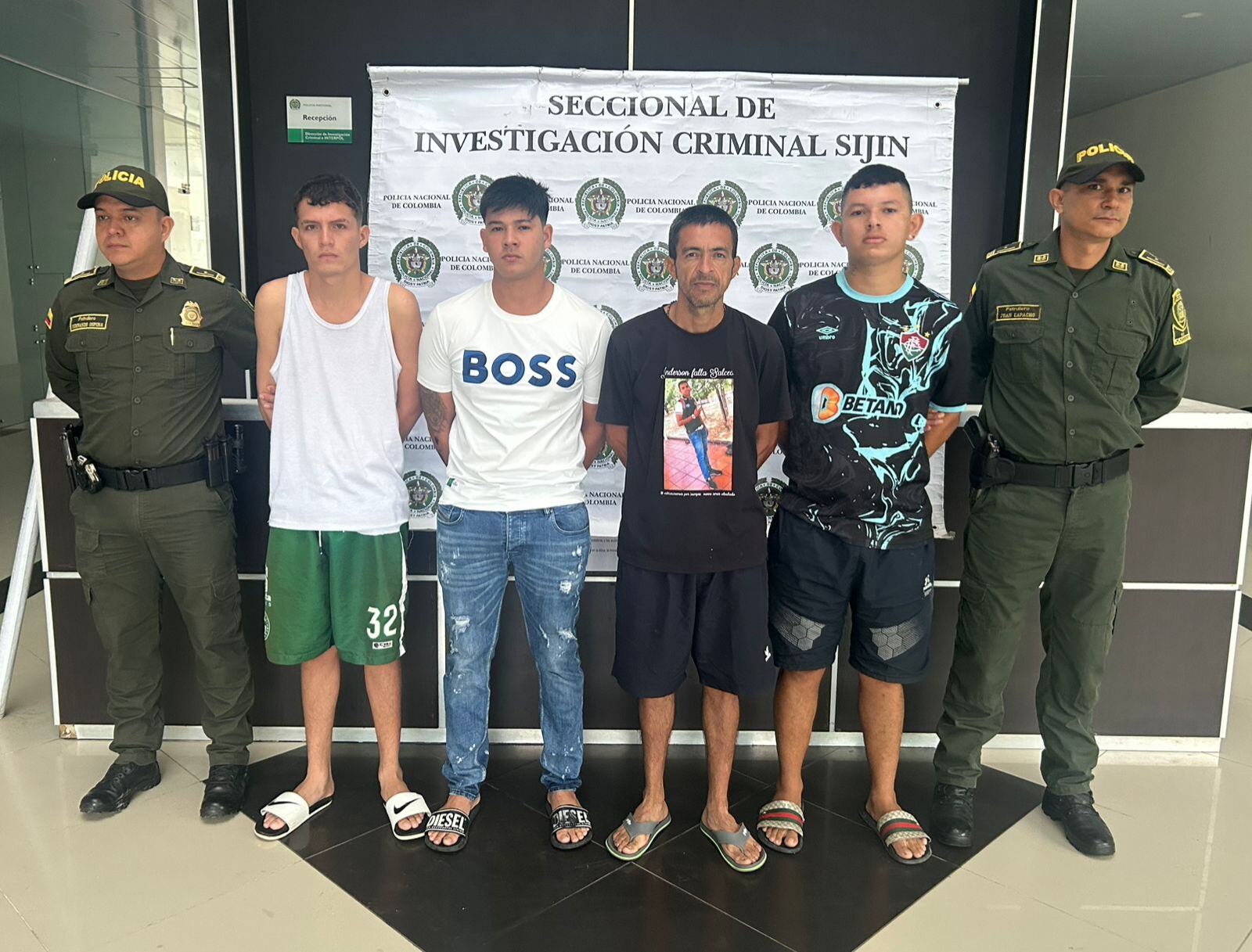 Capturados "Los menores" en Cúcuta. / Foto: MECUC.