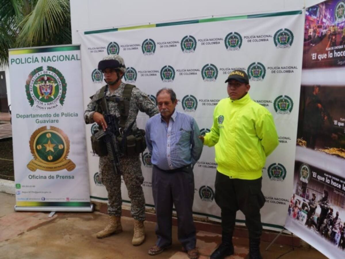 La Policía captura al campanero de ‘Orejas’ en Puerto Concordia, Meta