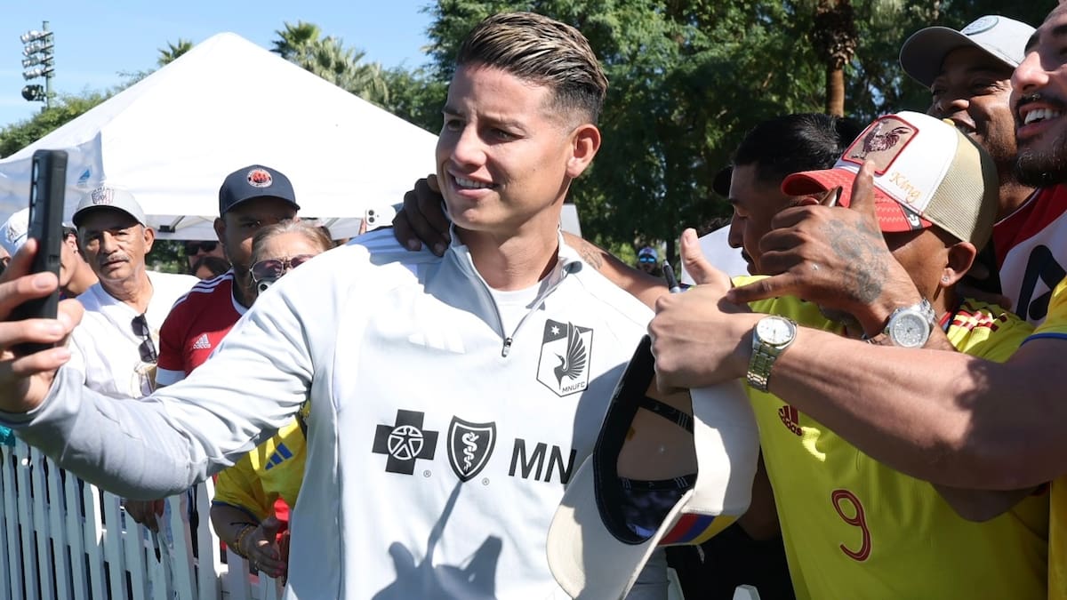 James Rodríguez no ha podido entrenarse a la par de sus compañeros en Minnesota: Esta es la razón
