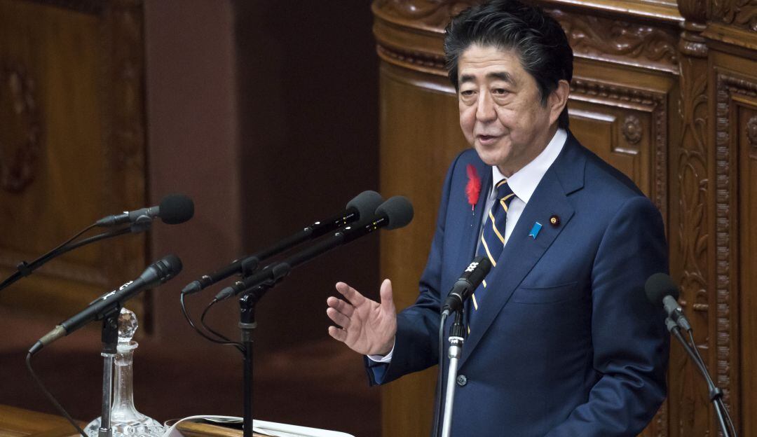 Exprimer ministro de Japón, Shinzo Abe