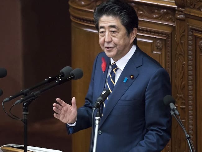 Exprimer ministro de Japón, Shinzo Abe