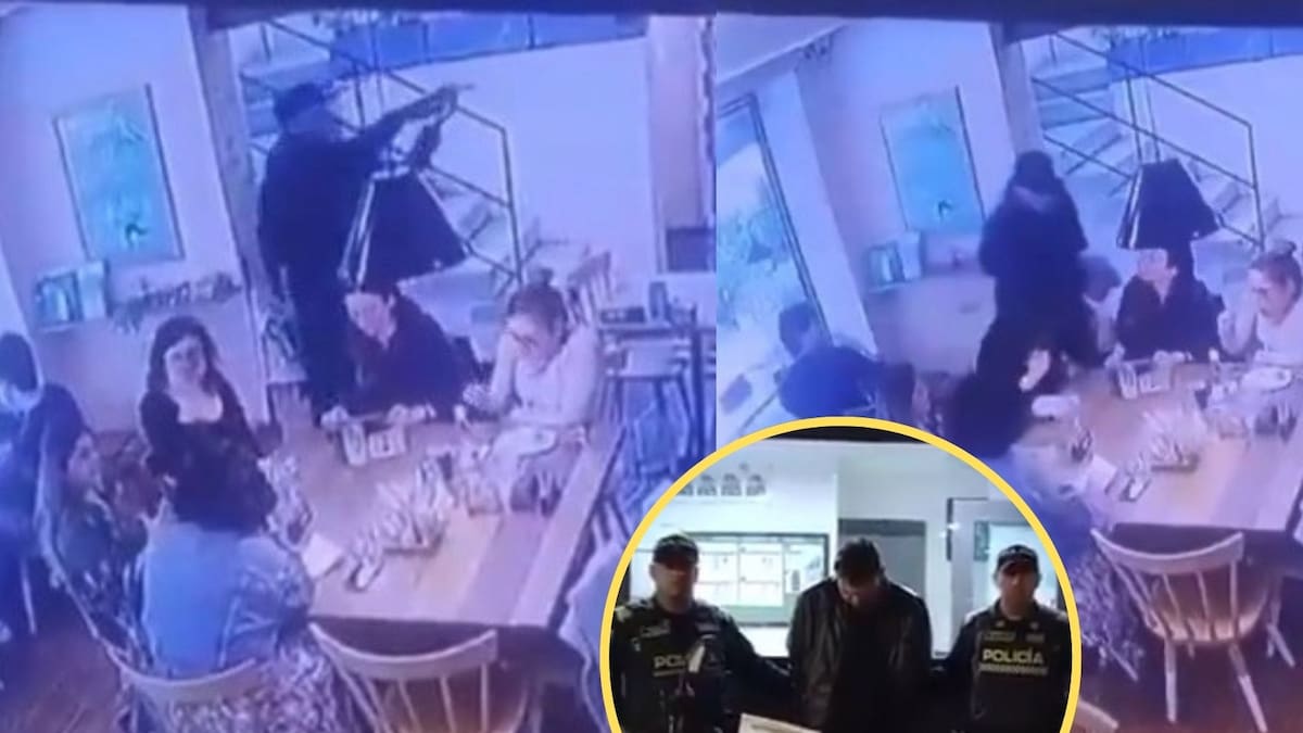 EN VIDEO Cae uno de los ladrones de restaurante en Chapinero: la moto que usaba también era robada