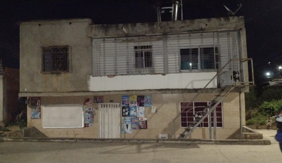 Vivienda en donde fue abatido alias "Magangué"
