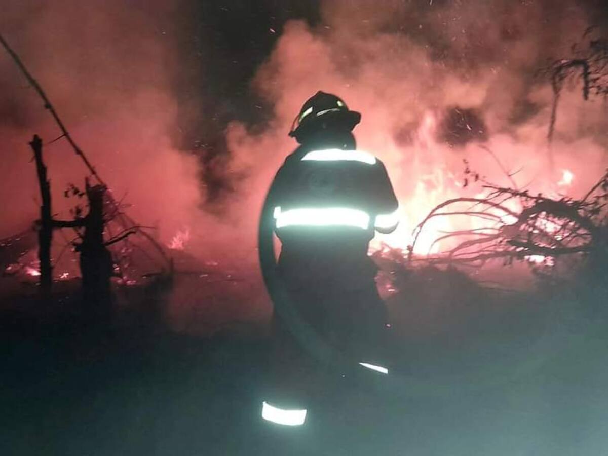 Incendio en vereda San Rafael de Cómbita ya se encuentra en proceso de liquidación