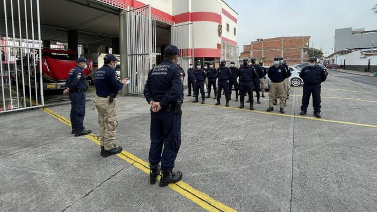 Bomberos de Bucaramanga se suma a la protesta nacional