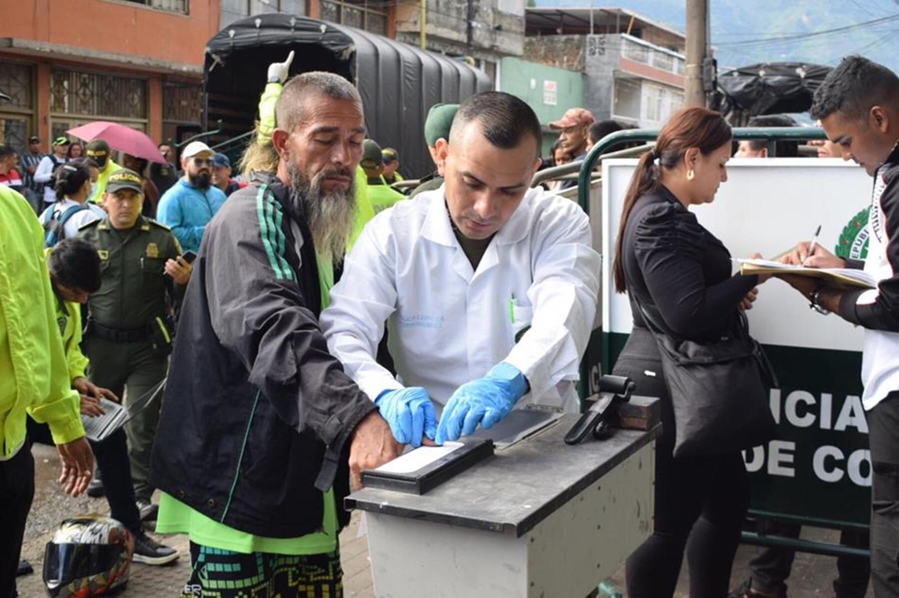 Captura de ´Las Hienas´en la Plaza de la 21