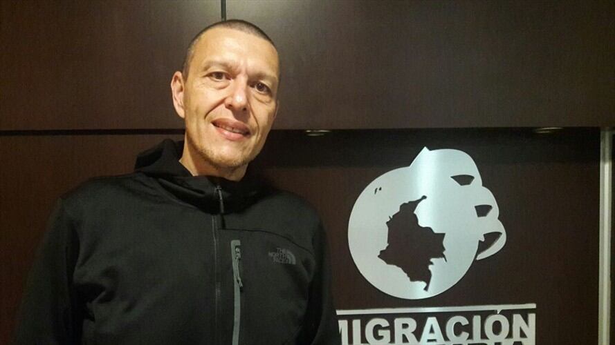 Nicolás Enrique Escobar Urquijo . Foto: Migración Colombia Nicolás Enrique Escobar Urquijo