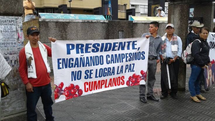 Dignidad Agropecuaria anunció paro campesino a partir del 6 de diciembre