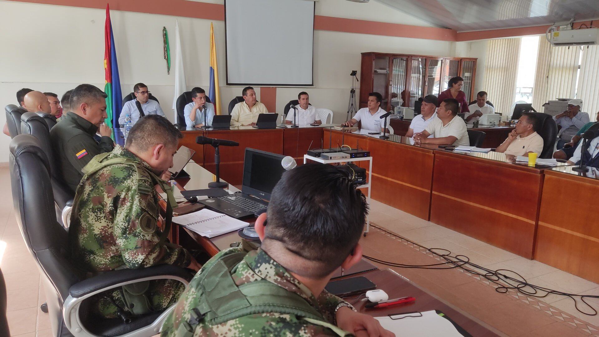 Instalan Puesto de Mando Unificado por la vida en Samaniego- Foto: Gobernación de Nariño