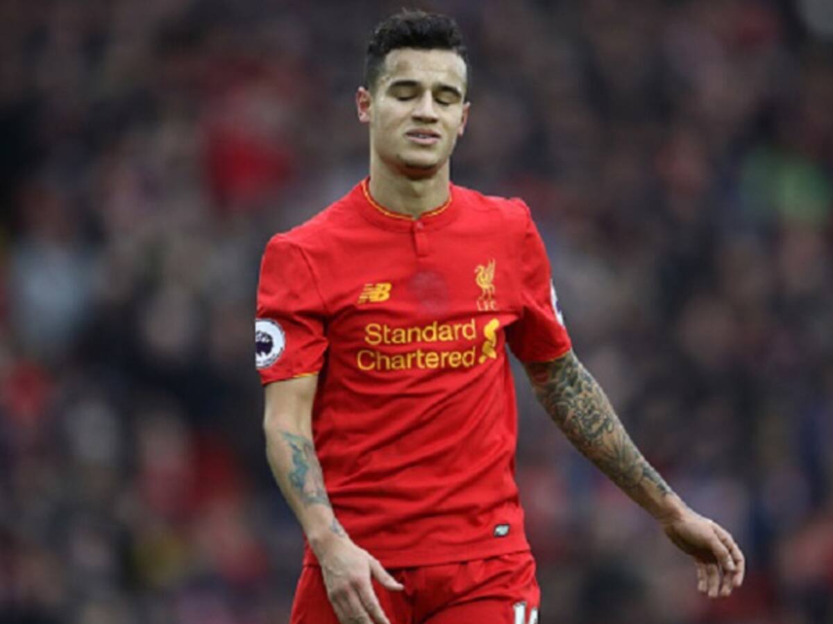 Coutinho no fue convocado para jugar contra el Manchester City