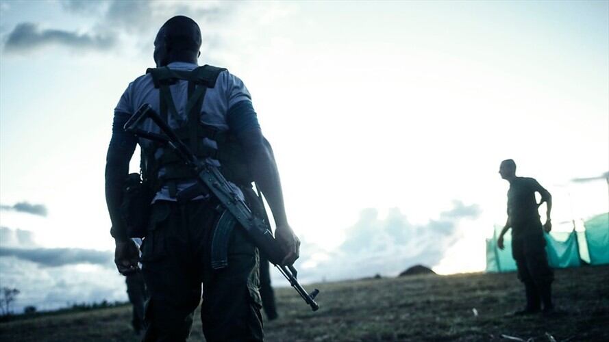 La Gobernación de Antioquia y la Comisión Tripartita realizó una visita a zonas de preagrupamiento y concentración de las Farc en el municipio de Dabeiba. Foto: Colprensa - Juan Páez