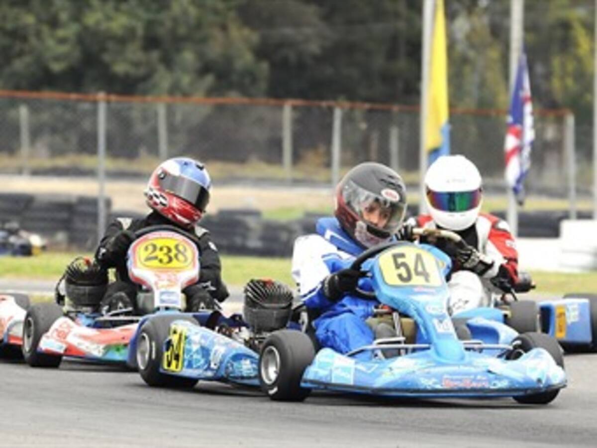 Juan Alzate ganó la primera válida del Sudamericano de Karts