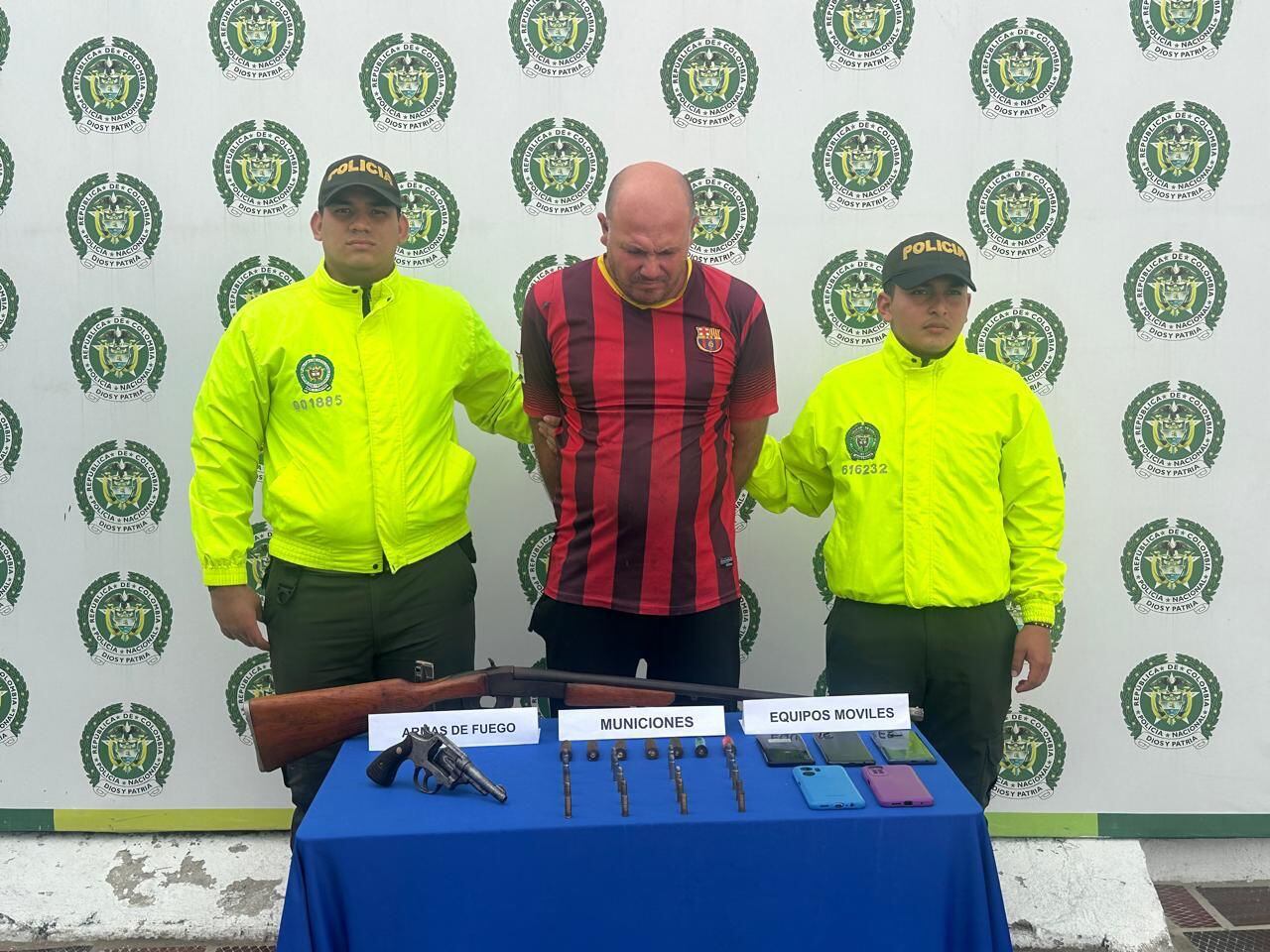 Capturado en Ocaña. / Foto: Cortesía Policía.