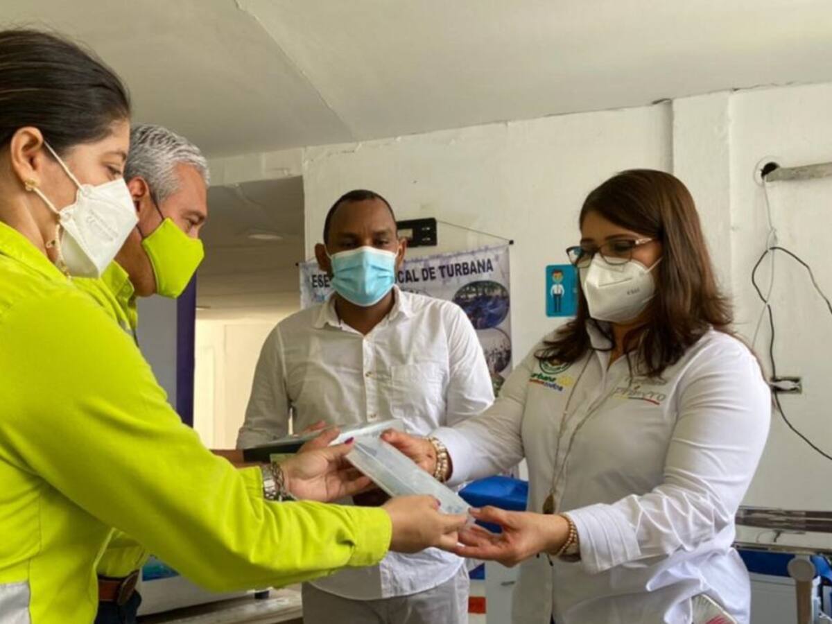 ESE Hospital de Turbana recibió donación de implementos médicos