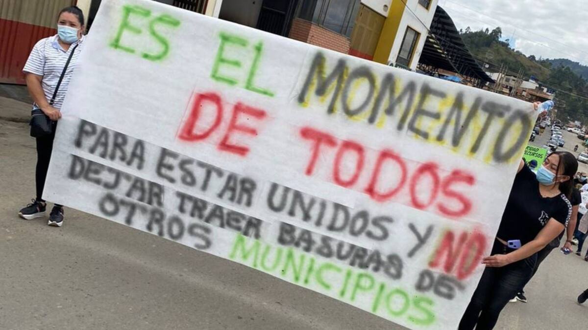 Comunidad en Garagoa rechaza ampliación de relleno sanitario