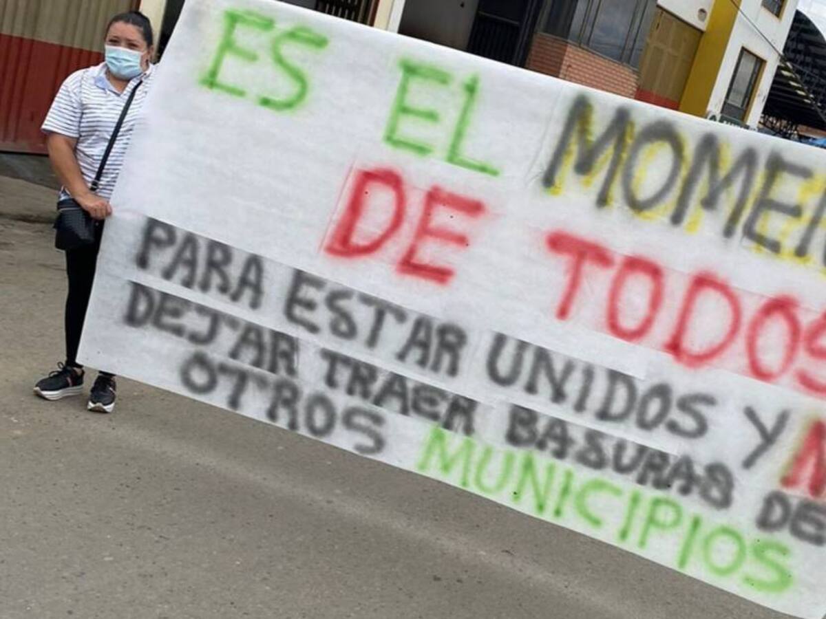 Comunidad en Garagoa rechaza ampliación de relleno sanitario