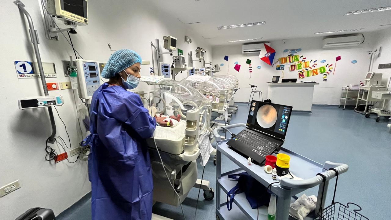 Córdoba, el único departamento en Colombia con un programa para atención al recién nacido y tamizaje visual.