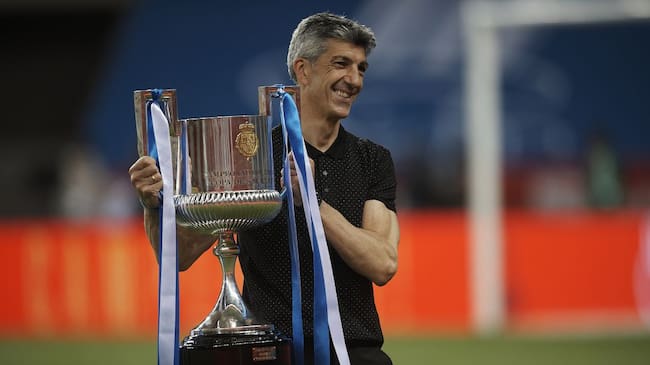 Imanol Alguacil, entrenador de la Real Sociedad