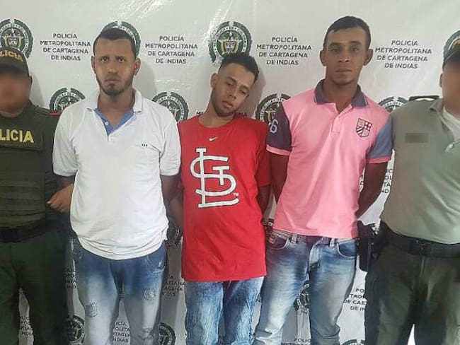 Capturan tres presuntos homicidas en Turbaco, Bolívar