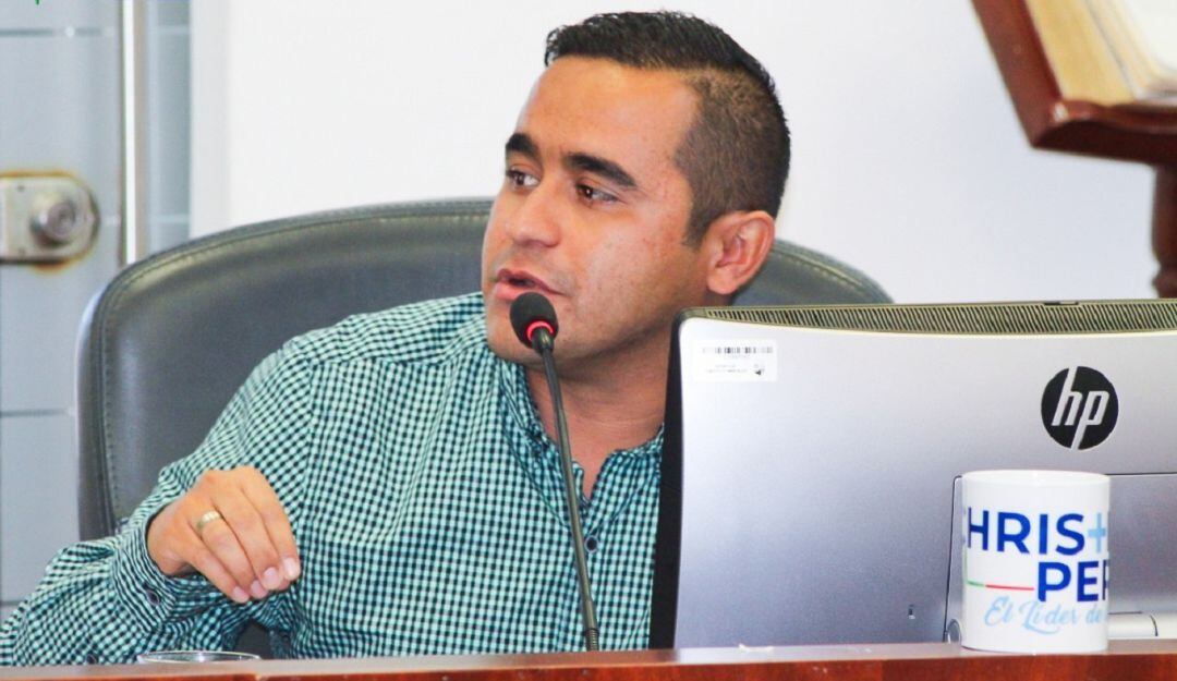 Christian Pérez Holguín, Concejal