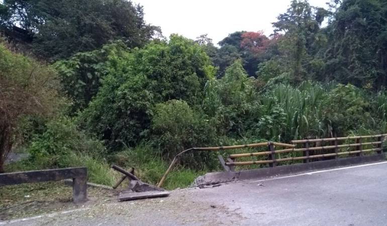 Puente palermo en la vía Cúcuta- Pamplona 