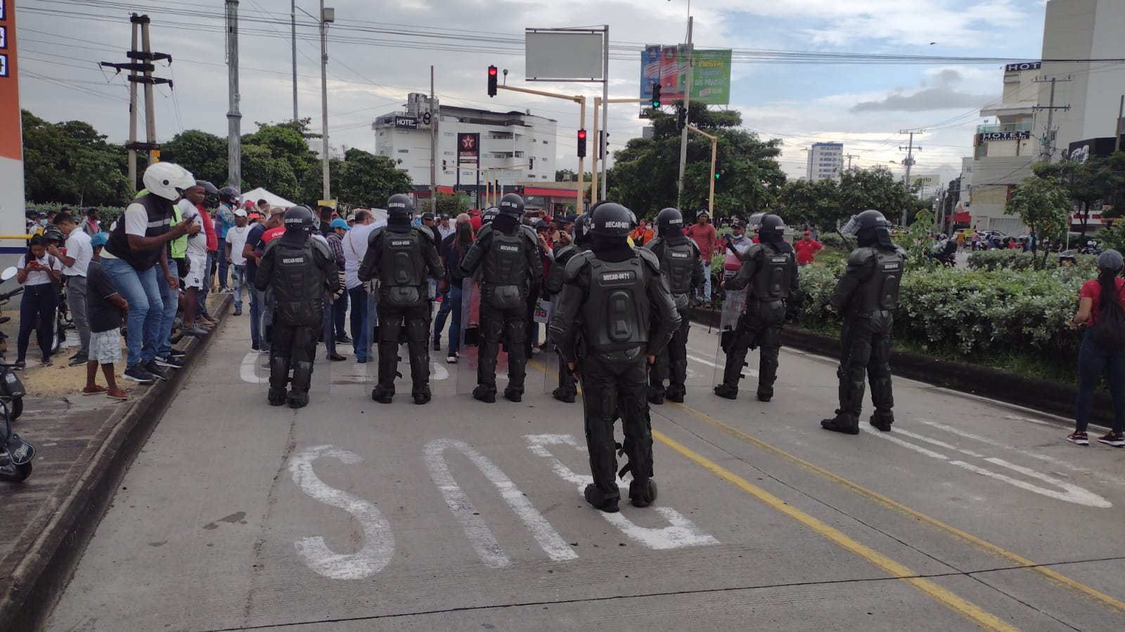 Protestas en Cartagena
