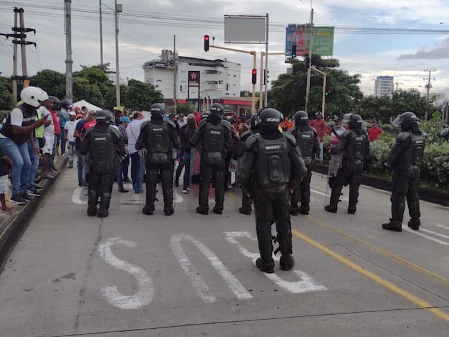 Protestas en Cartagena