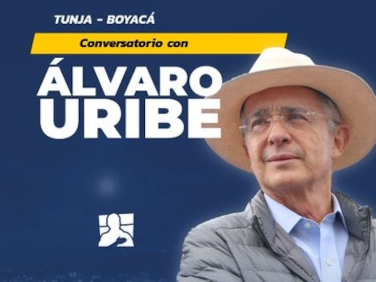 Álvaro Uribe estará el 1 de noviembre en Tunja, con los precandidatos del Centro Democrático