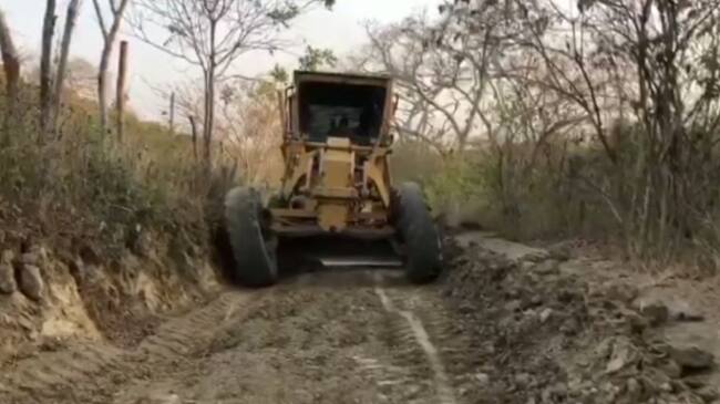 La vía intercomunica a Tierrabomba, Bocachica, Caño del Oro y Punta Arena