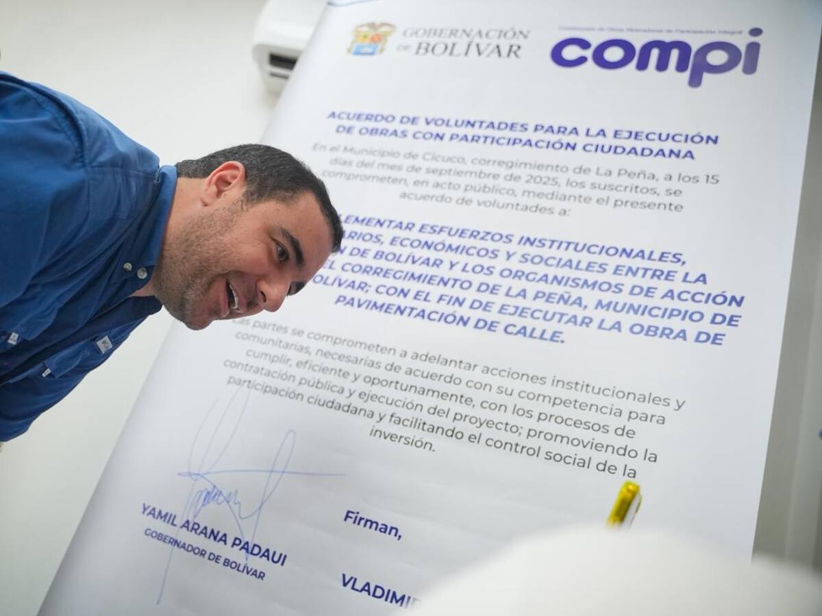 ‘Compi’ llega al corregimiento de La Peña, en el municipio de Cicuco, Bolívar
