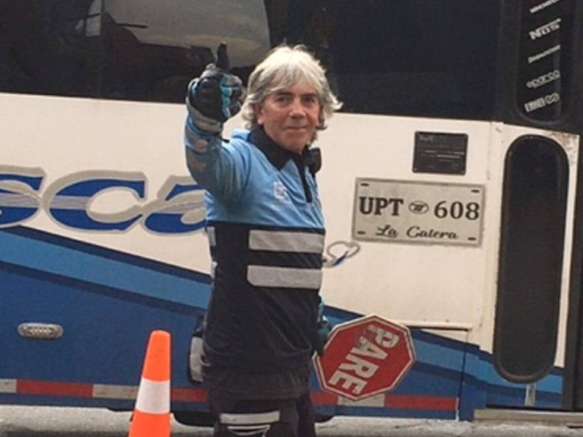 ‘Pékerman’, el guía que ayuda a los conductores de La Calera