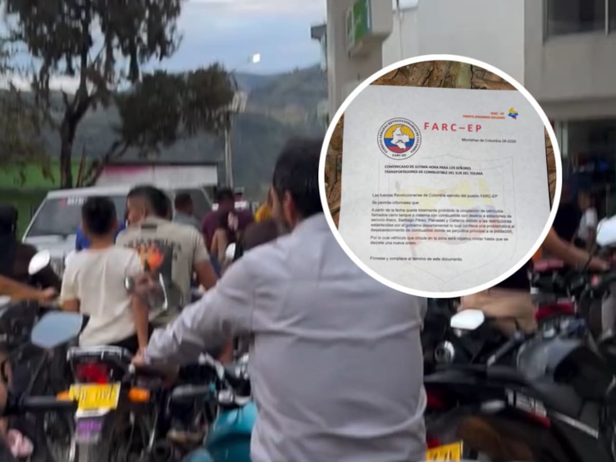Panfleto generó zozobra por el combustible en el sur del Tolima: esto dicen las autoridades