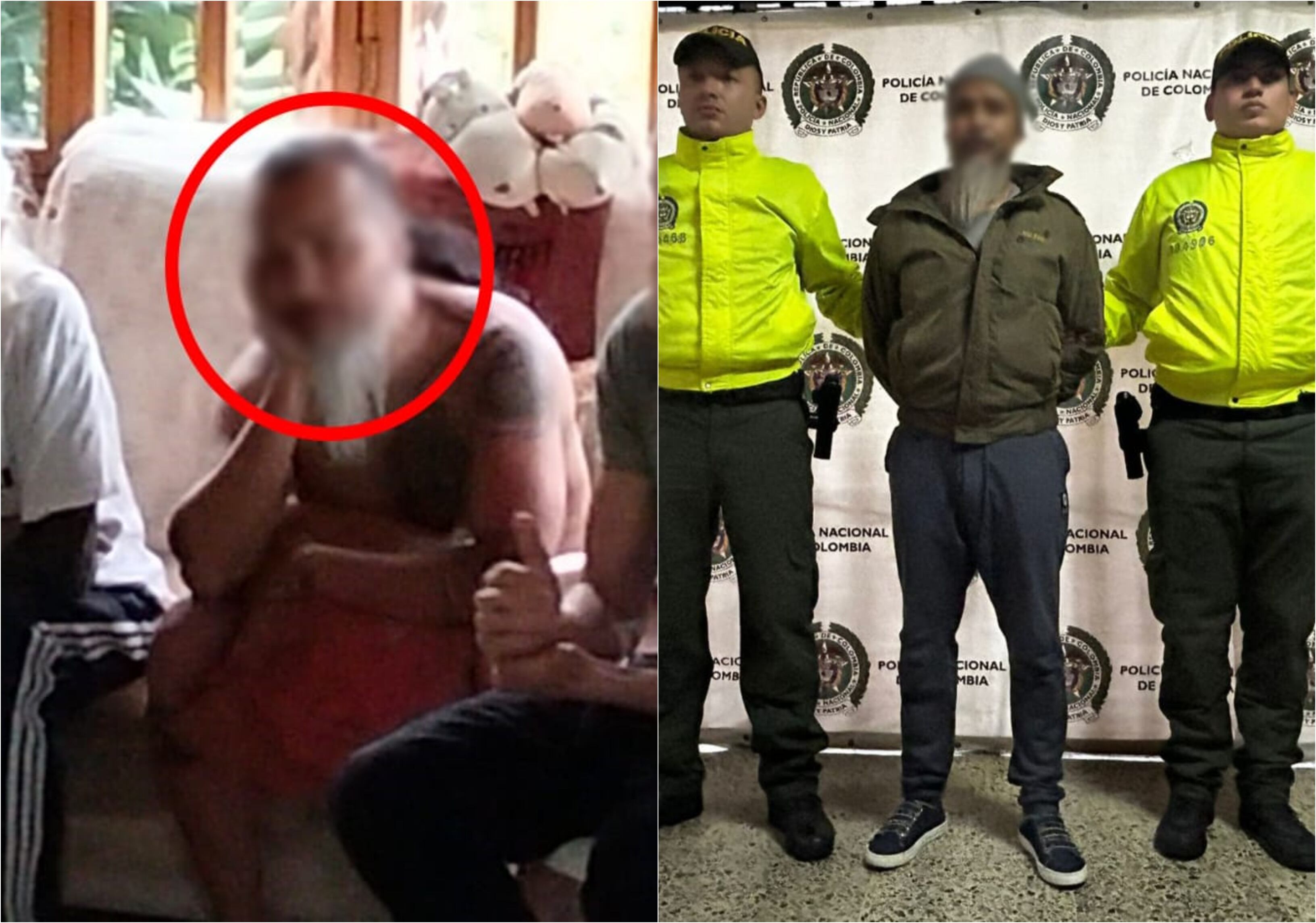 Edinson Camilo Gómez Ruiz, alias el 'Ungido' Fotos: Policía Nacional