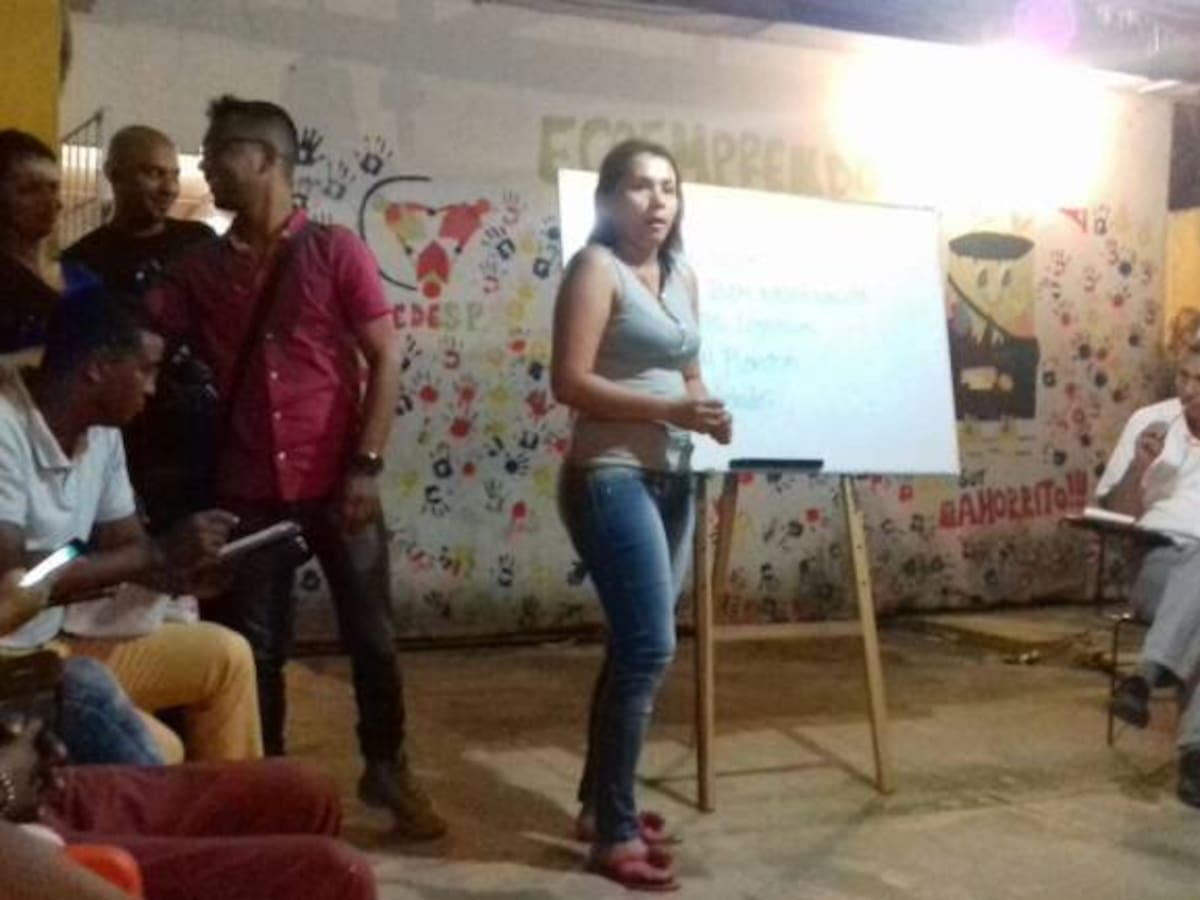 Jóvenes del barrio El Bosque se movilizan contra la violencia en el sector