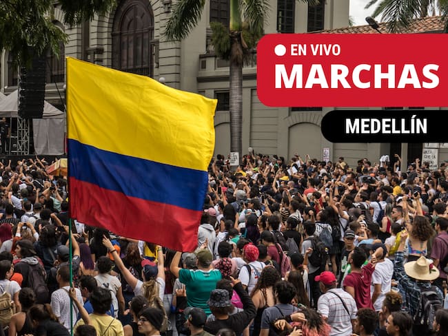 Marchas HOY 8 de febrero en Medellín EN VIVO: Movilidad y puntos de manifestación