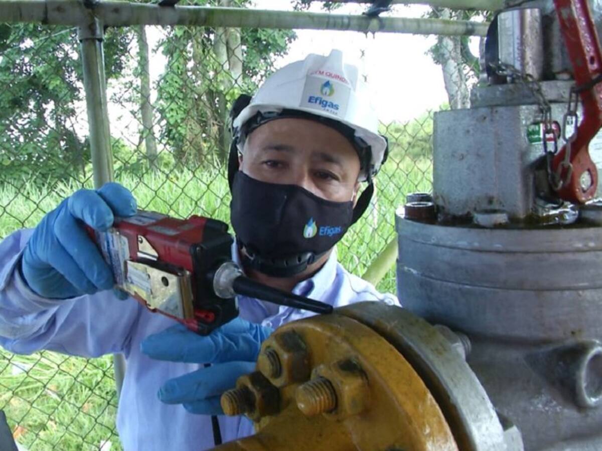 1.275 usuarios de Efigas afectados por daño en la red de suministro