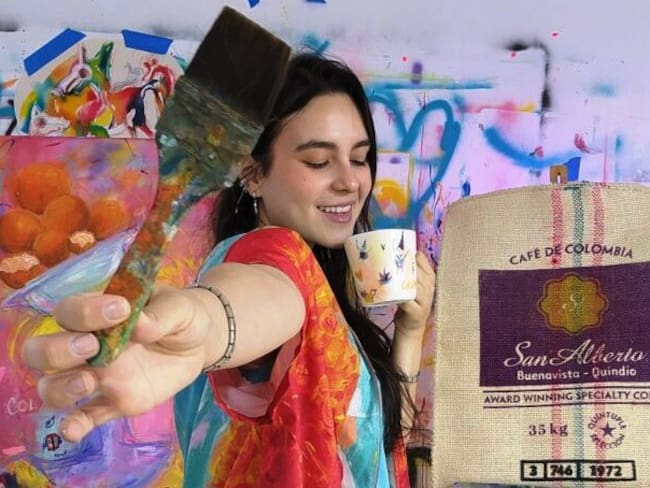 Café San Alberto en Cartagena se convierte en estudio de arte con la llegada de BROCHA VIVA