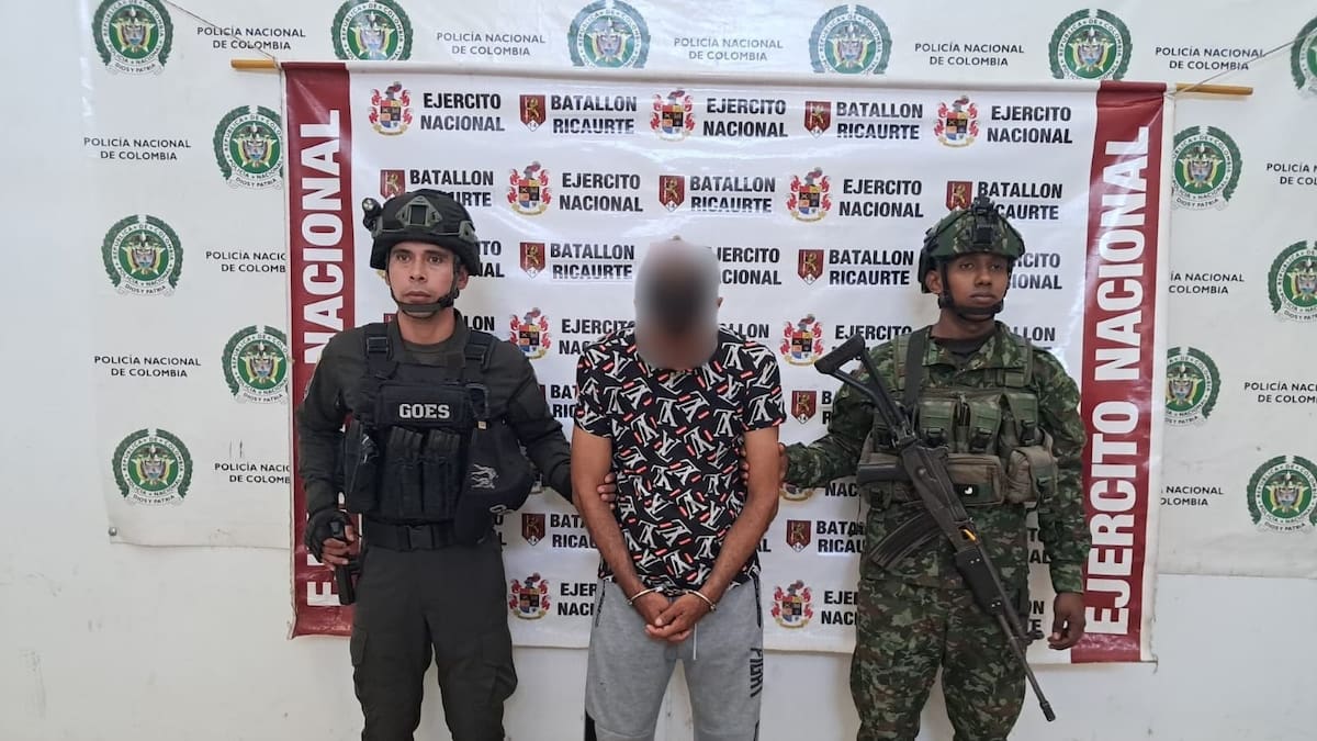 Capturan a alias ‘Yoyo’ presunto cabecilla del Clan del Golfo en el sur del Cesar