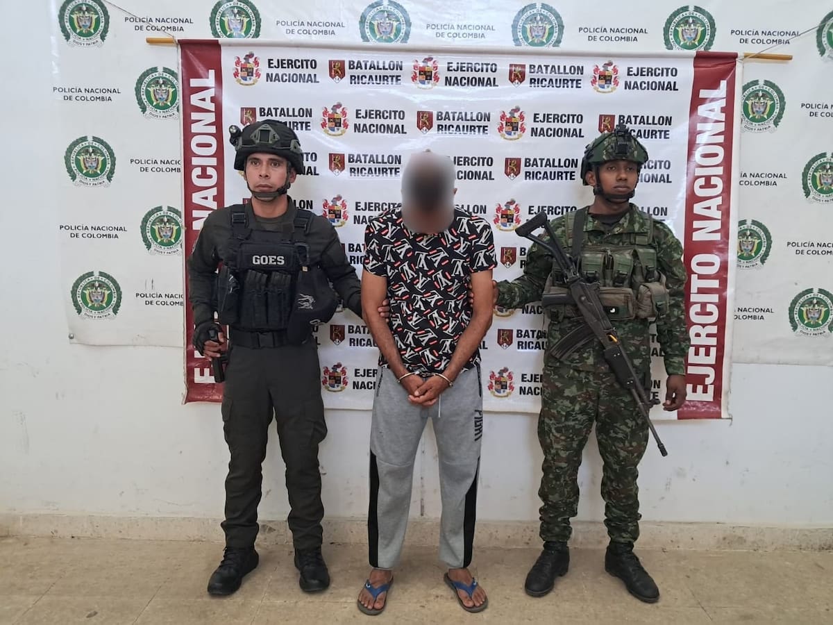 Capturan a alias ‘Yoyo’ presunto cabecilla del Clan del Golfo en el sur del Cesar