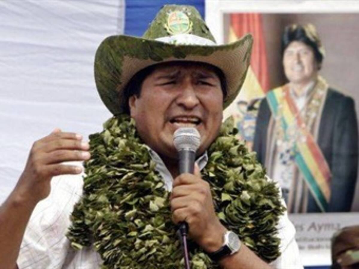 Viva la coca y mueran los yanquis: Evo Morales