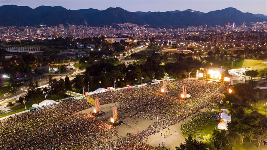 El Súper Bingo Éxito tuvo lugar en el parque Simón Bolívar de Bogotá el pasado 11 de febrero y alcanzó la cifra récord de 122.000 personas. Foto: Colprensa