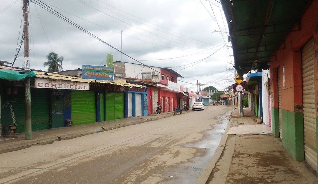 Comercio cerrado en municipios de Córdoba.