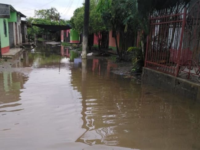 Aguacero provocó inundaciones en San Jacinto del Cauca, Bolívar