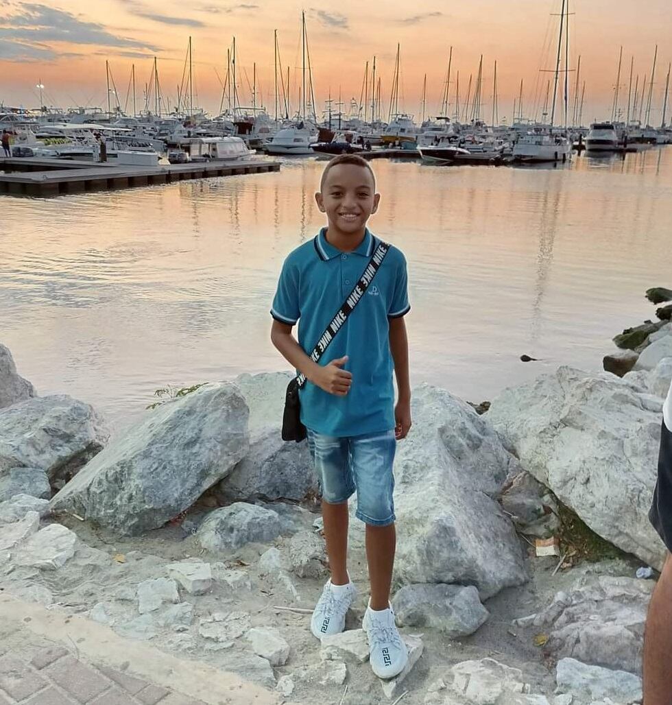 Fotografía suministrada por el padre del menor