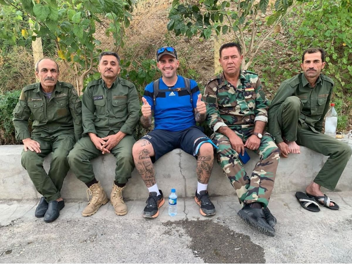 Un español que caminaba hacia Catar habría sido detenido en Irán