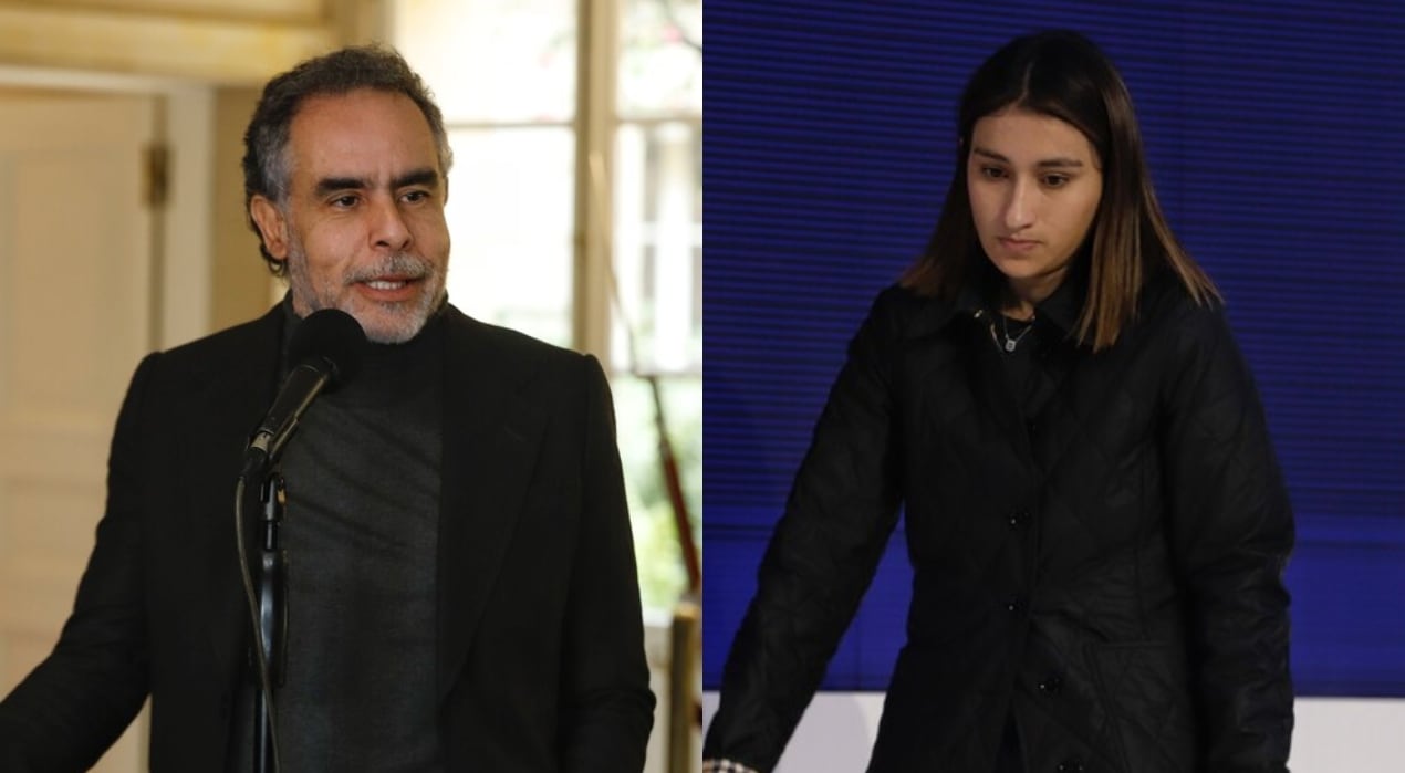 Armando Benedetti y Laura Sarabia. Foto: Colprensa.