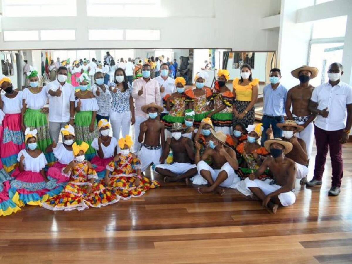Mincultura entregó sala de danza en Santa Catalina, Bolívar